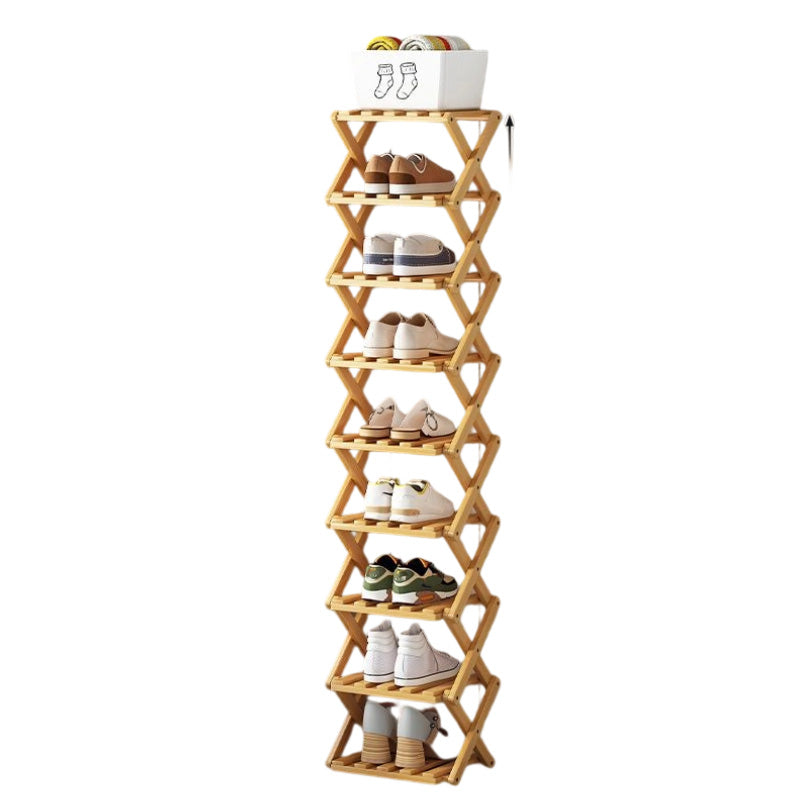 💘 Valentinstagsangebot: 50% Rabatt!👟 Langlebiges zusammenklappbares Bambus-Schuhregal – Mehrstufig & platzsparend!