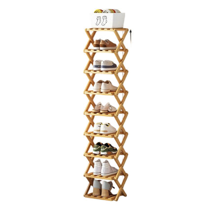 💘 Valentinstagsangebot: 50% Rabatt!👟 Langlebiges zusammenklappbares Bambus-Schuhregal – Mehrstufig & platzsparend!