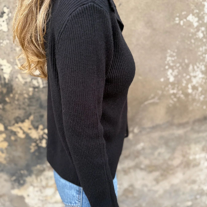 🎉 Neujahrsgeschenk – 50% RABATT!🧶 Elegante Strickbluse mit Reverskragen für Damen: Zeitlos & Vielseitig – Perfekt fürs Büro und Wochenende!