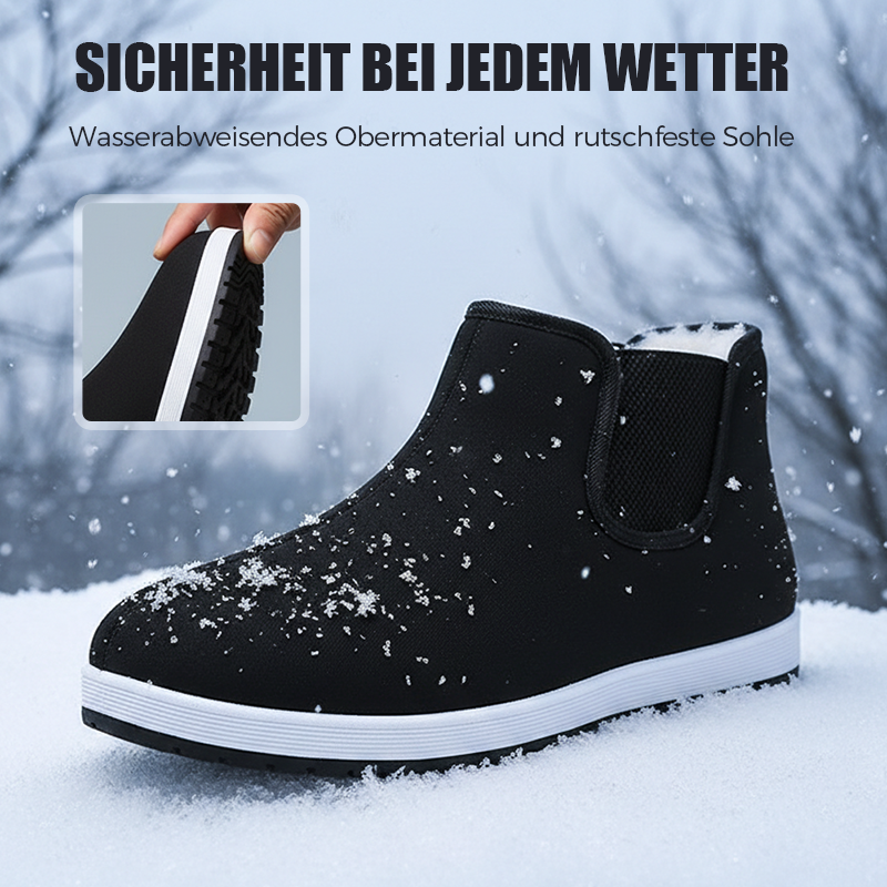 🎉 Neujahrsgeschenk – 50% RABATT!🧦 Thermoschuhe: Warm + Schmerzlindernd – flexibel für breite Füße (mit 5 Paar Socken!)
