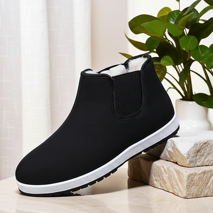 🎉 Neujahrsgeschenk – 50% RABATT!🧦 Thermoschuhe: Warm + Schmerzlindernd – flexibel für breite Füße (mit 5 Paar Socken!)