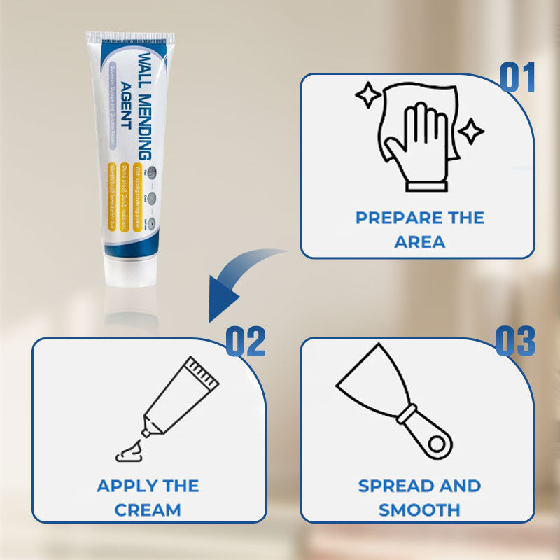 🎉 Neujahrsgeschenk – 50% RABATT!🛠️Gipskarton-Reparaturset (mit Spachtel): Effektiver Starkhaftkleber – Wasserdicht & Einfach Anzuwenden!