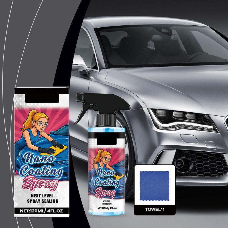 🎉 Neujahrsgeschenk – 50% RABATT!✨ Nano-Versiegelung Auto-Politurspray: Spiegeglanz in Minuten + Langanhaltender Schutz – Einfach in der Anwendung!