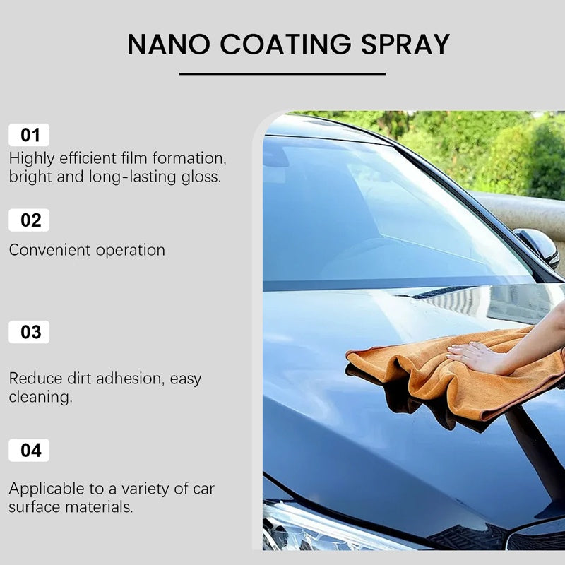 🎉 Neujahrsgeschenk – 50% RABATT!✨ Nano-Versiegelung Auto-Politurspray: Spiegeglanz in Minuten + Langanhaltender Schutz – Einfach in der Anwendung!