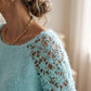🎉 Neujahrsgeschenk – 50% RABATT! Damen-Strickpullover mit Häkelspitze & Laternenärmeln: Plüschig, schulterfrei & vielseitig