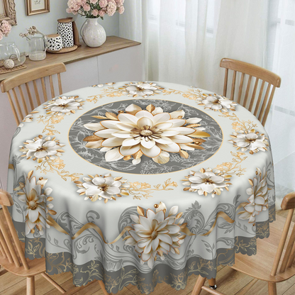 💘 Valentinstagsangebot: 50% Rabatt! 💮 Elegante wasserfeste Relieftischdecke mit Blumenmuster – stilvoll & pflegeleicht!