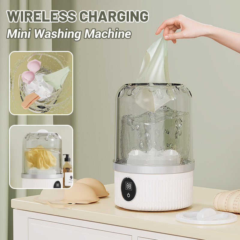 💘 Valentinstagsangebot: 50% Rabatt! 🧺 Drahtlose Mini-Waschmaschine für Unterwäsche: Tiefenreinigung + Bakterienreduktion – Sicherer als Handwäsche!