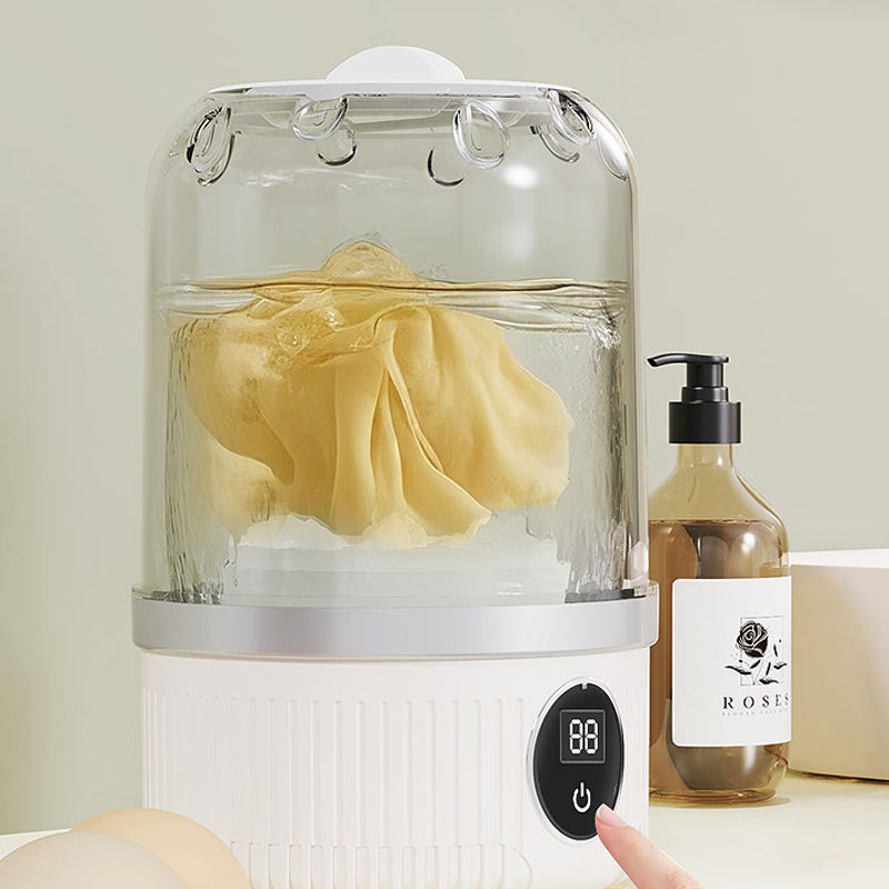 💘 Valentinstagsangebot: 50% Rabatt! 🧺 Drahtlose Mini-Waschmaschine für Unterwäsche: Tiefenreinigung + Bakterienreduktion – Sicherer als Handwäsche!