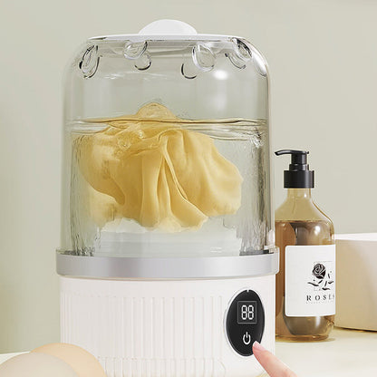 💘 Valentinstagsangebot: 50% Rabatt! 🧺 Drahtlose Mini-Waschmaschine für Unterwäsche: Tiefenreinigung + Bakterienreduktion – Sicherer als Handwäsche!