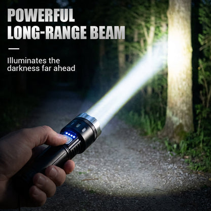 💘 Valentinstagsangebot: 50% Rabatt!🔦 Multifunktionale LED-Taschenlampe mit Zoom & Batterieanzeige – Ultrahelle Ausleuchtung mit großer Reichweite!