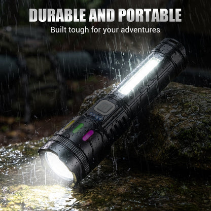 💘 Valentinstagsangebot: 50% Rabatt!🔦 Multifunktionale LED-Taschenlampe mit Zoom & Batterieanzeige – Ultrahelle Ausleuchtung mit großer Reichweite!
