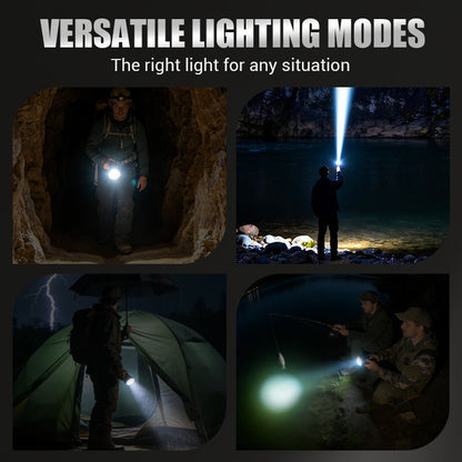💘 Valentinstagsangebot: 50% Rabatt!🔦 Multifunktionale LED-Taschenlampe mit Zoom & Batterieanzeige – Ultrahelle Ausleuchtung mit großer Reichweite!