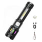 💘 Valentinstagsangebot: 50% Rabatt!🔦 Multifunktionale LED-Taschenlampe mit Zoom & Batterieanzeige – Ultrahelle Ausleuchtung mit großer Reichweite!