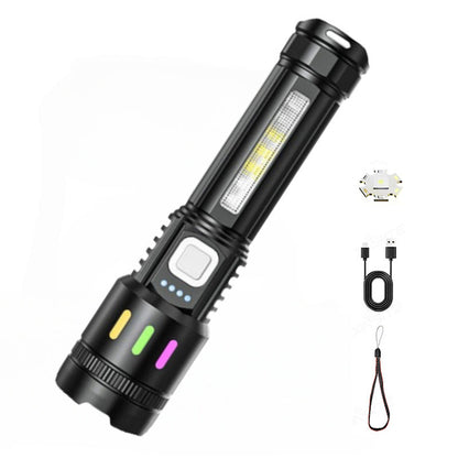 💘 Valentinstagsangebot: 50% Rabatt!🔦 Multifunktionale LED-Taschenlampe mit Zoom & Batterieanzeige – Ultrahelle Ausleuchtung mit großer Reichweite!