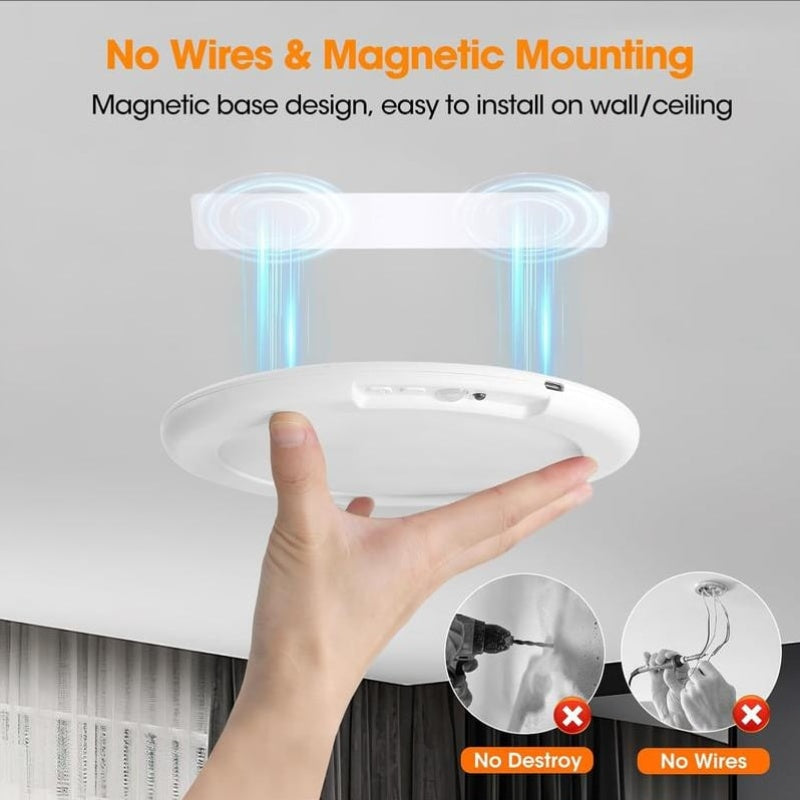 🌞Frühlingserwachen: 50% Rabatt!💡 Magnetische Deckenleuchte mit Bewegungsmelder – Ohne Bohren, ohne Aufwand, intelligente Beleuchtung!