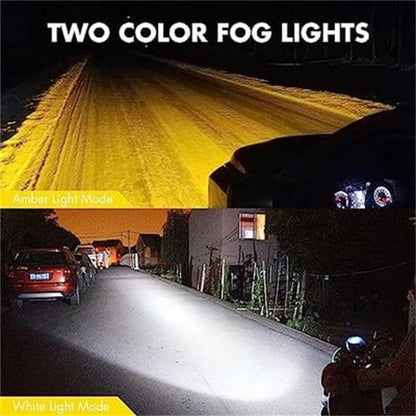 💘 Valentinstagsangebot: 50% Rabatt! 🔦 Universal LED Zusatzlicht: 4500 Lumen | 2 Farbmodi (Gelb/Weiß) | IP67 Wasserdicht – Für Motorräder, Autos, UTVs & Offroad-Fahrzeuge