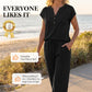 Short Sleeve Top and Wide Leg Pants Outfit