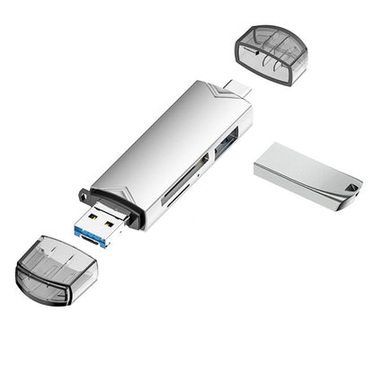 🎉 Neujahrsgeschenk – 50% RABATT!💻 6-in-1 USB 3.0 OTG-Kartenleser – Schnelle Datenübertragung & Multi-Geräte-Kompatibilität!