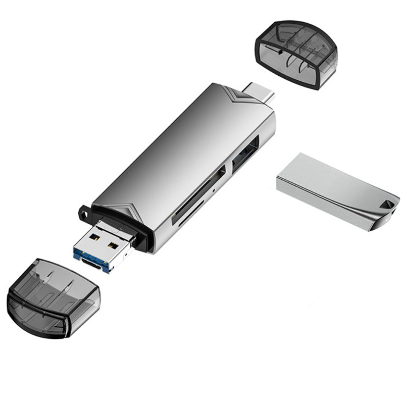 🎉 Neujahrsgeschenk – 50% RABATT!💻 6-in-1 USB 3.0 OTG-Kartenleser – Schnelle Datenübertragung & Multi-Geräte-Kompatibilität!