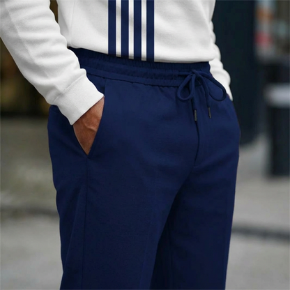 🌞Frühlingserwachen: 50% Rabatt!👕Herren-Trainingsanzug mit Grafikprint – Quarter-Zip & Relaxed Fit | Komfortabel & stilvoll!
