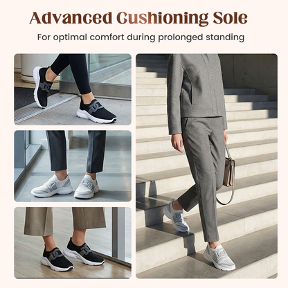 🌞Frühlingserwachen: 50% Rabatt!👟 Orthopädische Damen-Slipper mit Mesh-Obermaterial – 3-fach Fußgewölbe-Stütze & Gel-Dämpfung – Gegen Plantarfasziitis & Fersensporn