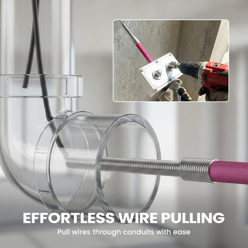 🌞Frühlingserwachen: 50% Rabatt!⚡ Bohrmaschinenbetriebene Kabelziehhilfe – Müheloses & effizientes Verlegen von Leitungen für Elektriker!