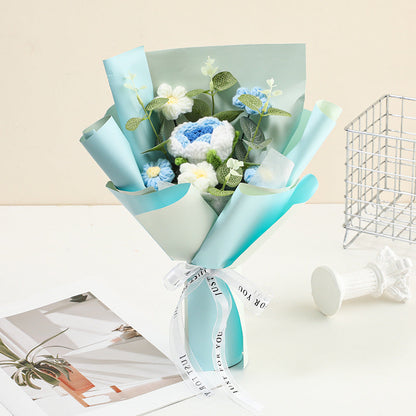 🌞Frühlingserwachen: 50% Rabatt!💐 Handgefertigter Häkel-Blumenstrauß | Langanhaltende Schönheit & Allergikerfreundlich | Fertiges Geschenk