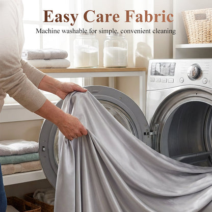 🌞Frühlingserwachen: 50% Rabatt!🛏️ Unifarbenes Satin-Spannbettlaken | Haar- & hautfreundlich | Temperaturausgleichend | Langlebig & maschinenwaschbar