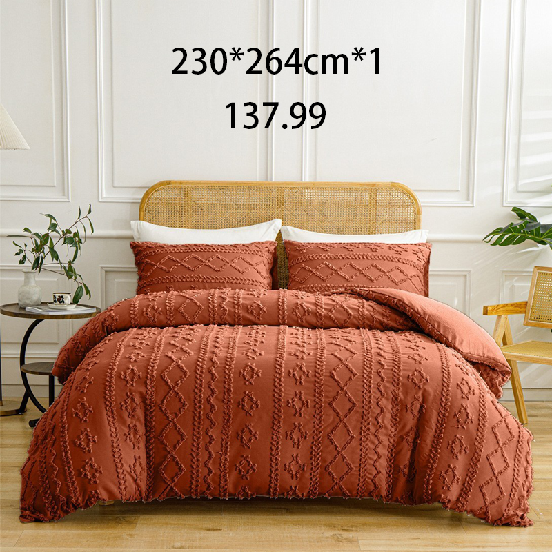 🌞Frühlingserwachen: 50% Rabatt!🛏️ Gemütliches 3-teiliges Bettwäscheset | Boho-Jacquard-Muster | Extrawеich & maschinenwaschbar | Raffinierter Schlafzimmer-Stil