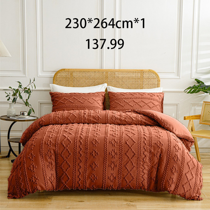 🌞Frühlingserwachen: 50% Rabatt!🛏️ Gemütliches 3-teiliges Bettwäscheset | Boho-Jacquard-Muster | Extrawеich & maschinenwaschbar | Raffinierter Schlafzimmer-Stil