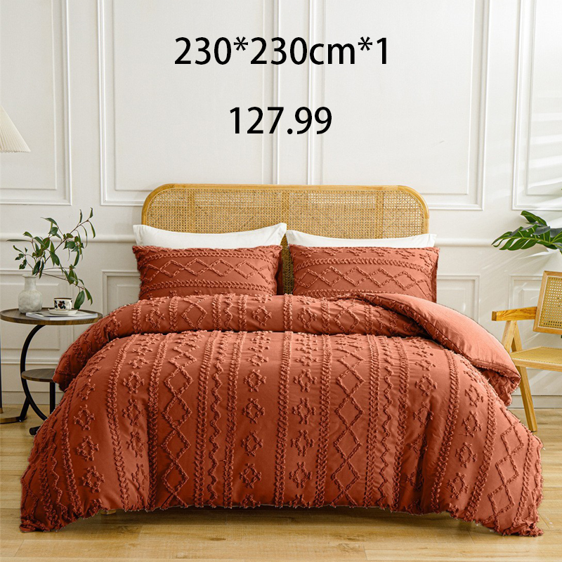🌞Frühlingserwachen: 50% Rabatt!🛏️ Gemütliches 3-teiliges Bettwäscheset | Boho-Jacquard-Muster | Extrawеich & maschinenwaschbar | Raffinierter Schlafzimmer-Stil