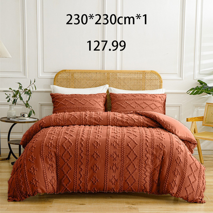 🌞Frühlingserwachen: 50% Rabatt!🛏️ Gemütliches 3-teiliges Bettwäscheset | Boho-Jacquard-Muster | Extrawеich & maschinenwaschbar | Raffinierter Schlafzimmer-Stil