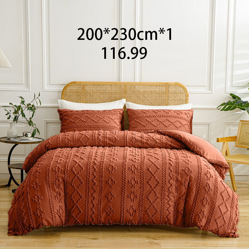 🌞Frühlingserwachen: 50% Rabatt!🛏️ Gemütliches 3-teiliges Bettwäscheset | Boho-Jacquard-Muster | Extrawеich & maschinenwaschbar | Raffinierter Schlafzimmer-Stil