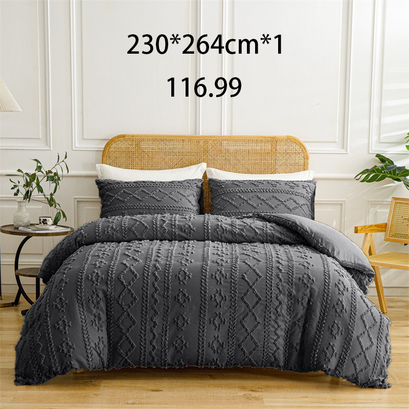 🌞Frühlingserwachen: 50% Rabatt!🛏️ Gemütliches 3-teiliges Bettwäscheset | Boho-Jacquard-Muster | Extrawеich & maschinenwaschbar | Raffinierter Schlafzimmer-Stil