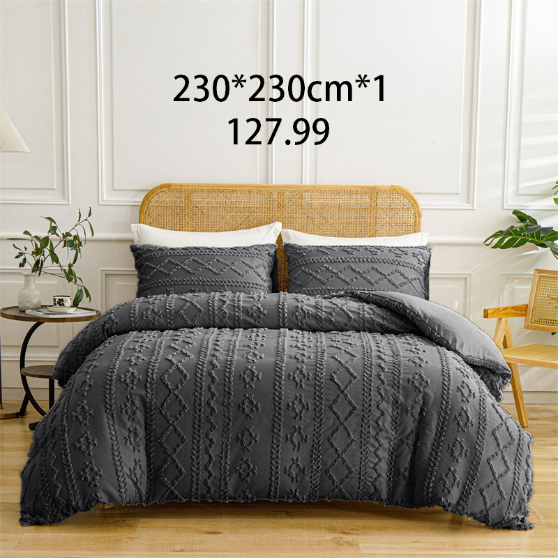 🌞Frühlingserwachen: 50% Rabatt!🛏️ Gemütliches 3-teiliges Bettwäscheset | Boho-Jacquard-Muster | Extrawеich & maschinenwaschbar | Raffinierter Schlafzimmer-Stil