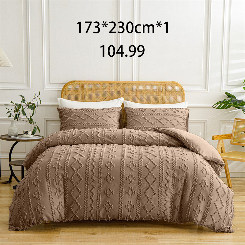 🌞Frühlingserwachen: 50% Rabatt!🛏️ Gemütliches 3-teiliges Bettwäscheset | Boho-Jacquard-Muster | Extrawеich & maschinenwaschbar | Raffinierter Schlafzimmer-Stil