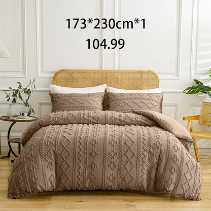 🌞Frühlingserwachen: 50% Rabatt!🛏️ Gemütliches 3-teiliges Bettwäscheset | Boho-Jacquard-Muster | Extrawеich & maschinenwaschbar | Raffinierter Schlafzimmer-Stil