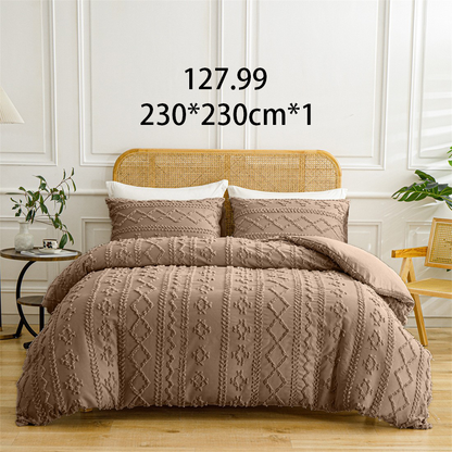 🌞Frühlingserwachen: 50% Rabatt!🛏️ Gemütliches 3-teiliges Bettwäscheset | Boho-Jacquard-Muster | Extrawеich & maschinenwaschbar | Raffinierter Schlafzimmer-Stil