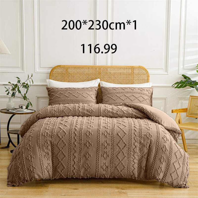 🌞Frühlingserwachen: 50% Rabatt!🛏️ Gemütliches 3-teiliges Bettwäscheset | Boho-Jacquard-Muster | Extrawеich & maschinenwaschbar | Raffinierter Schlafzimmer-Stil