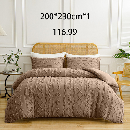 🌞Frühlingserwachen: 50% Rabatt!🛏️ Gemütliches 3-teiliges Bettwäscheset | Boho-Jacquard-Muster | Extrawеich & maschinenwaschbar | Raffinierter Schlafzimmer-Stil