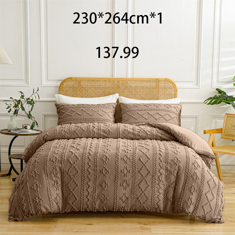 🌞Frühlingserwachen: 50% Rabatt!🛏️ Gemütliches 3-teiliges Bettwäscheset | Boho-Jacquard-Muster | Extrawеich & maschinenwaschbar | Raffinierter Schlafzimmer-Stil