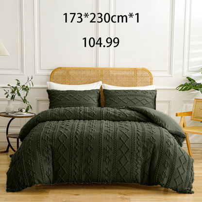 🌞Frühlingserwachen: 50% Rabatt!🛏️ Gemütliches 3-teiliges Bettwäscheset | Boho-Jacquard-Muster | Extrawеich & maschinenwaschbar | Raffinierter Schlafzimmer-Stil