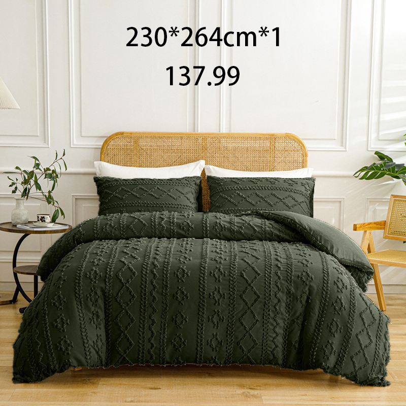 🌞Frühlingserwachen: 50% Rabatt!🛏️ Gemütliches 3-teiliges Bettwäscheset | Boho-Jacquard-Muster | Extrawеich & maschinenwaschbar | Raffinierter Schlafzimmer-Stil