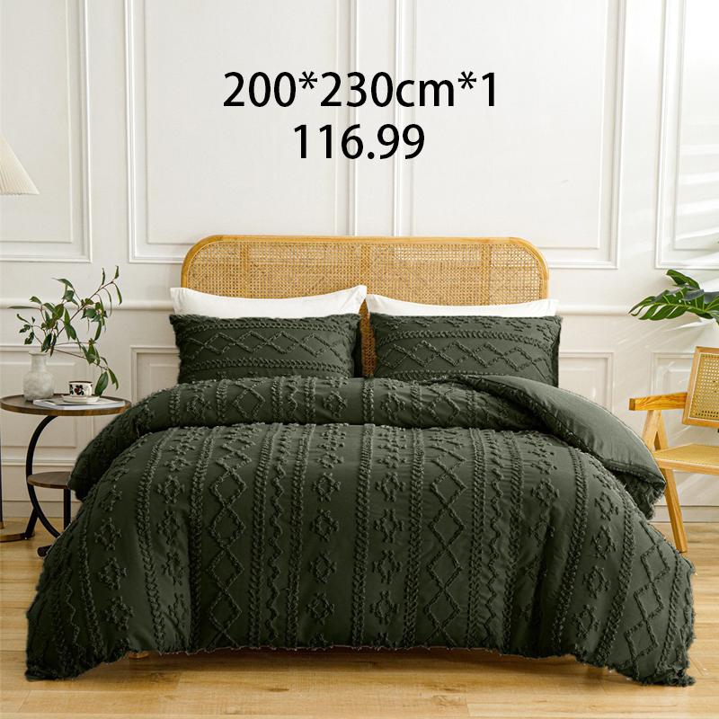 🌞Frühlingserwachen: 50% Rabatt!🛏️ Gemütliches 3-teiliges Bettwäscheset | Boho-Jacquard-Muster | Extrawеich & maschinenwaschbar | Raffinierter Schlafzimmer-Stil