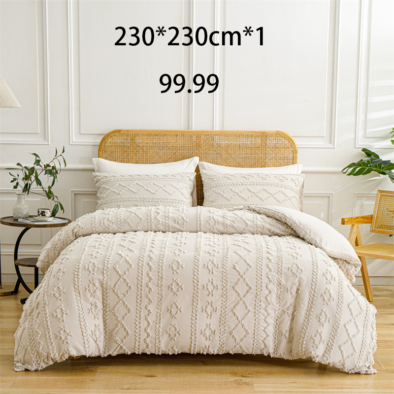 🌞Frühlingserwachen: 50% Rabatt!🛏️ Gemütliches 3-teiliges Bettwäscheset | Boho-Jacquard-Muster | Extrawеich & maschinenwaschbar | Raffinierter Schlafzimmer-Stil
