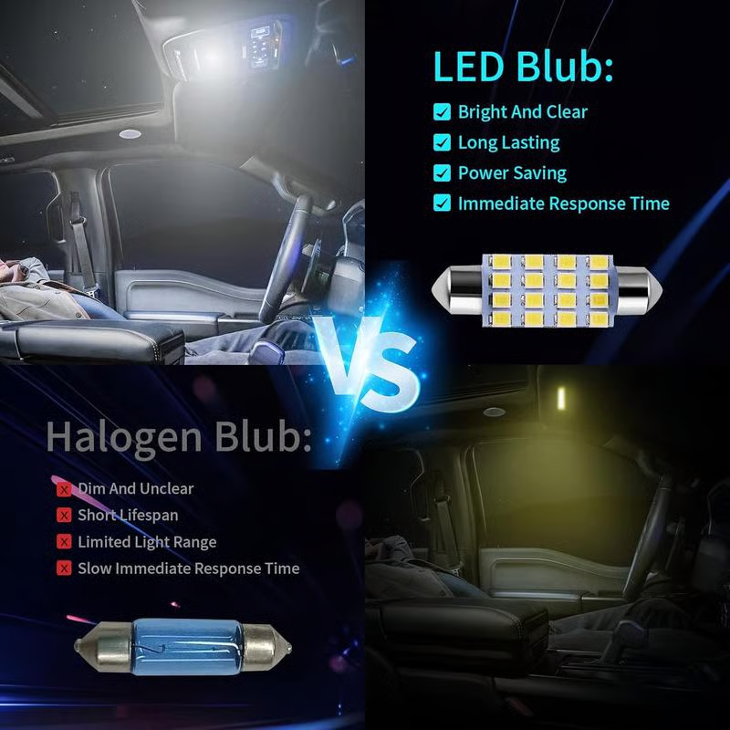 🌞Frühlingserwachen: 50% Rabatt!💡42-teiliges Superhelles LED Auto-Innenraumbeleuchtungs-Set – Plug & Play Upgrade für dein Auto ✨