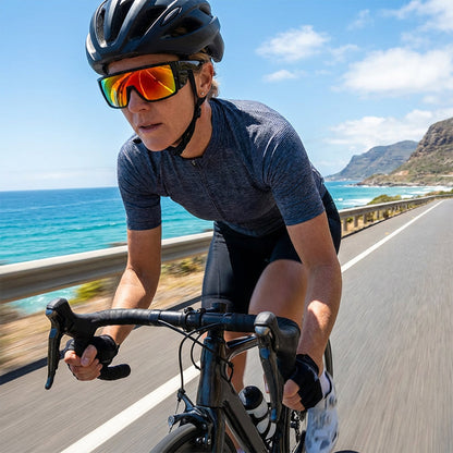 🌞Frühlingserwachen: 50% Rabatt!🚴‍♂️ Verspiegelte Fahrradbrille – UV400-Schutz & abnehmbare Seitenteile für maximalen Augenschutz