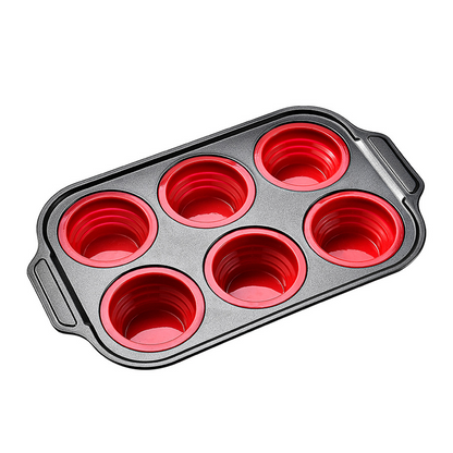 🌞Frühlingserwachen: 50% Rabatt!🧁 Zusammenklappbare Silikon-Muffinform – Antihaft & platzsparend für perfekte Backergebnisse