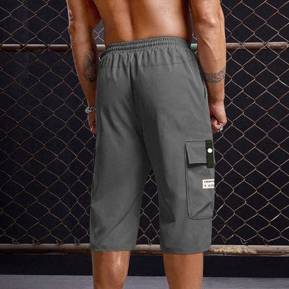 🌞Frühlingserwachen: 50% Rabatt!🚀 Herren Lässige 3/4-Cargo-Hose mit Kordelzug – Praktisch, atmungsaktiv & stylisch für warme Tage