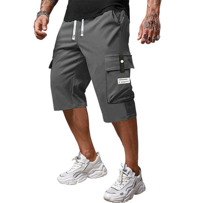 🌞Frühlingserwachen: 50% Rabatt!🚀 Herren Lässige 3/4-Cargo-Hose mit Kordelzug – Praktisch, atmungsaktiv & stylisch für warme Tage